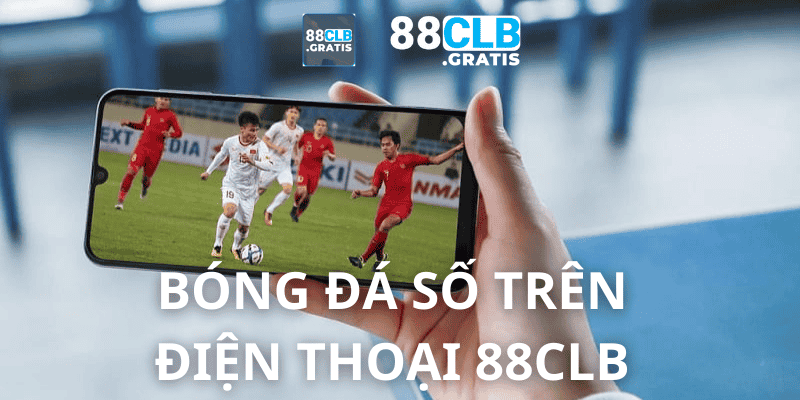 Người hâm mộ theo dõi trực tiếp bóng đá trên điện thoại